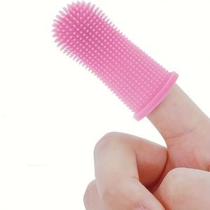 Easy-to-Use Silicone Fingerbrush for Cat and Puppy Teeth Cleaning Eco-Friendly Pet Supplies Grooming <b>Bathing</b> Products for Dogs - Product Image 3