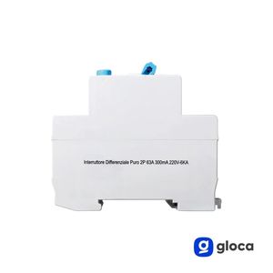 Relais de protection Gloca JXL1-63 2P 63A 300mA Rcd 240V Montage sur rail DIN - Product Image 5