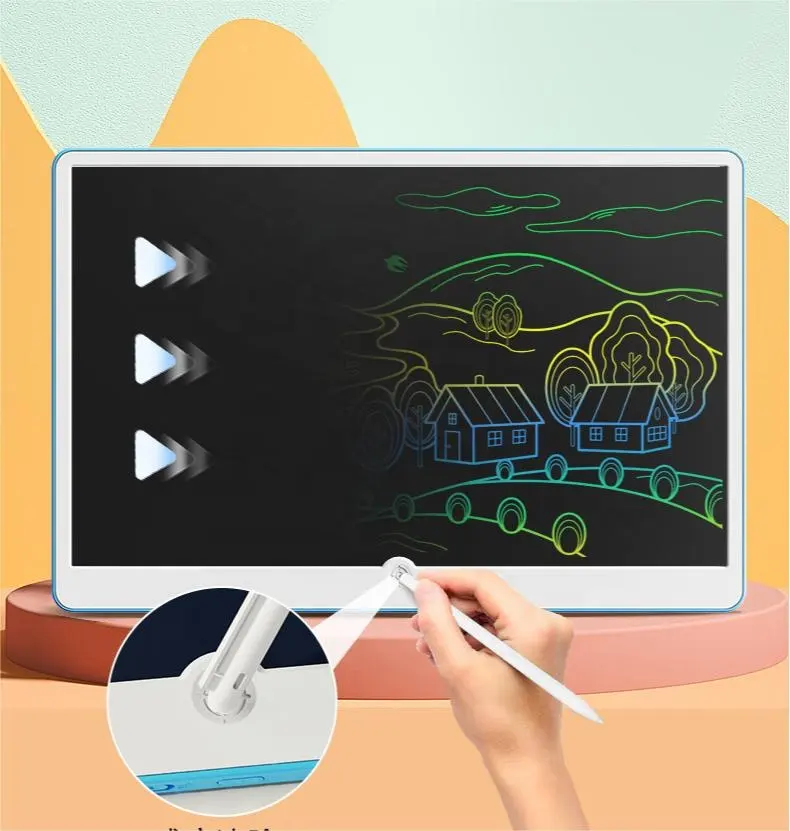 2024 Super Grote 19Inch Educatief Speelgoed Voor Kinderen Doodle Bord Tekentafel Kinderen Tekening Tablet Lcd Schrijftablet