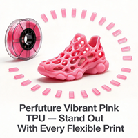 Filament d'impression 3D flexible Perfuture 1,75 mm TPU 95A multicolore, bobine de 1 kg, provenant du Guangdong, pour le prototypage