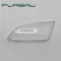 PORBAO pour Ford Focus 2004-2007 – Cache-phare avant en verre transparent pour voiture, lentille de phare, pièces automobiles