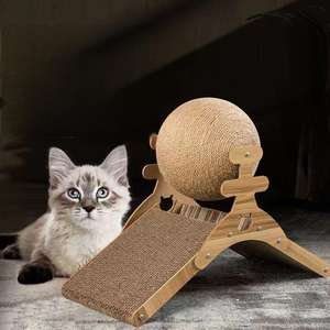 Fabrika toptan kedi tırmalama panosu dikey kedi oyuncak tırnak taşlama oluklu karton <span class=keywords><strong>Scratcher</strong></span> - Product Image 4