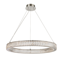 Lustre moderne en cristal haut de gamme pour hôtels éclairage LED salon salle à manger chambre protection des yeux-nouvelle suspension de luxe