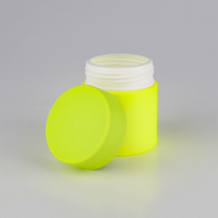 RTCO — Capsules de poudre en tpe, jaune néon, emballage avec capuchon de pilules, bouteille de nourriture