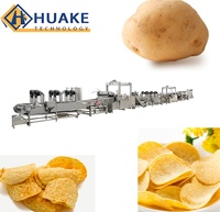 Ligne de production de frites et de chips de pommes de terre, machine à fabriquer des snacks de pommes de terre style Lays