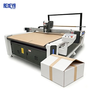Máquina de corte con cuchilla vibratoria para cartón ondulado de pared simple tipo E de 45 mm con herramienta de corte en V y hendido para cortadora CNC de cartón REMEYA - Product Image 1