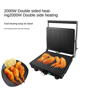 Máquina de desayuno para el hogar, <span class=keywords><strong>panini</strong></span>, <span class=keywords><strong>sandwichera</strong></span>, máquina para hacer carne, barbacoa - Product Image 3