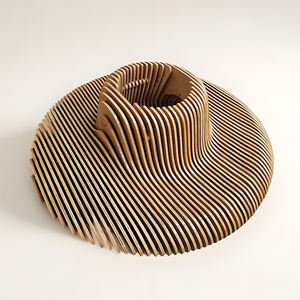 เก้าอี้กระถางต้นไม้ทรงกลมแบบ Y721ม้านั่งไม้โซฟาเลานจ์ลายไม้เฟอร์นิเจอร์สาธารณะที่ไม่เหมือนใครสำหรับห้างสรรพสินค้าแผนกต้อนรับ - Product Image 6