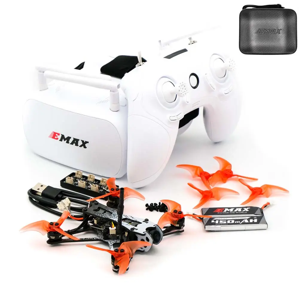 EMAX Tinyhawk II Freestyle 115mm 2.5 inch F4 5A ESC FPV Racing RC Drone RTF BNF Version with Remote Control Fpv