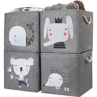 Panier de rangement en tissu de jute léger et pliable en coton et chanvre pour la lessive, les jouets et les vêtements