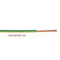 Câble électrique flexible Shenguan BVR pour câblage domestique, cuivre toronné, isolé PVC 450/750V