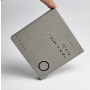 ロゴ印刷付きカスタムグレー紙段ボールミニ包装スクエアフラットボックス - Product Image 2