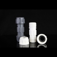 Raccord de tuyauterie d'alimentation en eau à connexion rapide femelle droite en PVC-U, modèle KSJT, tête hexagonale, 1/2-6 pouces, garantie 3 ans