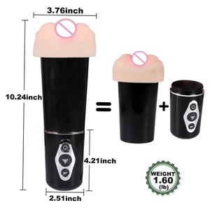 Vagina Real para hombres, Masturbador Masculino de doble orificio, Vagina suave, TPE, Oral, Vaginal, vibrador sexy - Product Image 2