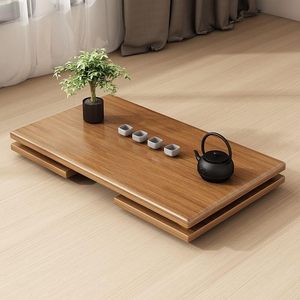 Bán Buôn Gỗ Gấp Bàn Cà Phê, Bằng Gỗ Có Thể Gập Lại Sàn Bảng Tre Thấp Bảng Không Có Lắp Ráp Độc Đáo Di Động Cho Phòng Trà - Product Image 4