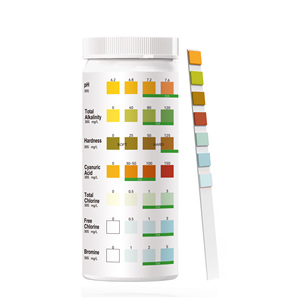 Bandelettes de <span class=keywords><strong>test</strong></span> HORYZON 7-en-1 pour piscine, spa, bain à remous : <span class=keywords><strong>test</strong></span> de l'eau (pH, chlore, alcalinité, CYA, dureté) - Product Image 3