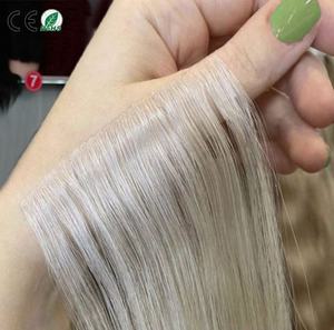 Extensiones de Cabello Ruso Remy de Lujo 12A de Primera Calidad, 12/30 Pulgadas, con Cinta Invisible, Sin Químicos, Sin Enredos - Product Image 1