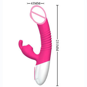 Büyük tavşan klitoral emme vibratör kadınlar için G Spot <span class=keywords><strong>Anal</strong></span> vajinal stimülatör isıtma gerçekçi titreşimli yapay penis yetişkin seks oyuncakları - Product Image 2