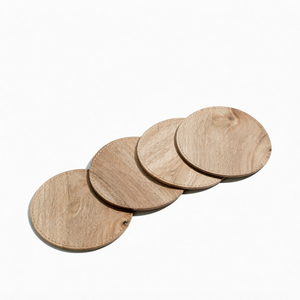 Posavasos redondos modernos de corcho para sublimación, aislantes del calor, ecológicos, de la India, para la venta al por mayor. - Product Image 1