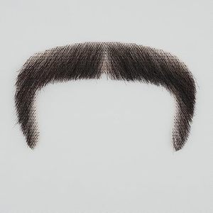 Baffo e Barba Finta <span class=keywords><strong>Realistici</strong></span> in Capelli Umani con Base in Pizzo per Uomo, Ideali per Halloween, Travestimenti Divertenti e Feste in Costume - Product Image 2