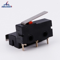 Nouveau style M70 3 broches SPDT Mini 40t85 5a 250v levier plié KW12 Micro interrupteur
