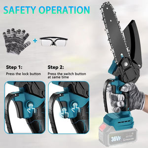 21V <span class=keywords><strong>4</strong></span>/6 <span class=keywords><strong>นิ้ว</strong></span><span class=keywords><strong>เลื่อย</strong></span>มือเดียวคู่ไฟฟ้า<span class=keywords><strong>โซ่</strong></span>คู่ไร้สายมอเตอร์ลูกโซ่ไฟฟ้า - Product Image 4