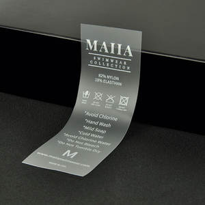 Fornitura di fabbrica ultimo disegno stampato etichetta TPU personalizzato per abbigliamento e abbigliamento - Product Image 2