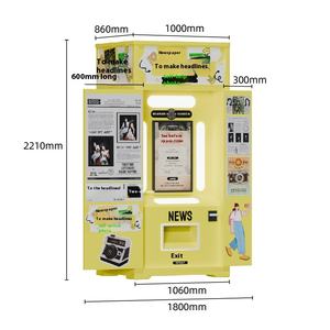 Cabina de Fotos Retro con Diseño de Periódico, con Wi-Fi, Logotipo Personalizado para Activación de Marca, Eventos Pop-Up y Campañas de Marketing - Product Image 2