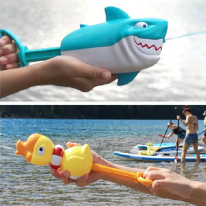 โรงงาน BPA ฟรีแม่พิมพ์ฟรีพลาสติกเป็ดสีเหลืองฉลามสีฟ้าสัตว์สเปรย์น้ําฟองอ่างอาบน้ําซิลิโคนของเล่นอาบน้ําเด็ก - Product Image 2
