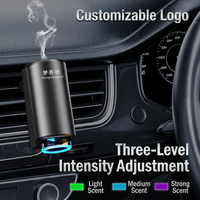 Diffuseur d'aromathérapie intelligent pour voiture, à clipser sur grille d'aération, électrique, alimenté par batterie, en alliage d'aluminium, ornement parfumé, vente en gros