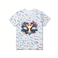 Kaos Pria Berkualitas Baik Harga Terjangkau Unisex 210GSM 100% Katun Jersey Lengan Pendek Kasual Bernapas Tahan Lama DTF Print Regular