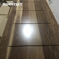 Porte intérieure en bois massif de conception professionnelle, double porte d'entrée en bois pour villa de luxe