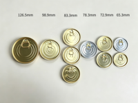 Couvercles en aluminium à ouverture facile pour vente en gros, 65,3 mm, 72,9 mm, 98,9 mm, qualité alimentaire, résistants aux hautes températures, pour canettes PET et canettes en aluminium
