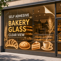 Film adhésif pour écran LED transparent pour la publicité sur les vitres des boulangeries