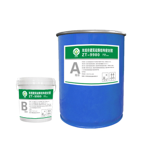 Hai phần cấu trúc trắng polydimethylsiloxane Sealant lỏng 9 tháng khả thi nhôm tấm kính keo cho xây dựng đóng gói - Product Image 6