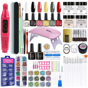 Ensemble professionnel de 35 outils pour la manucure au gel UV avec lampe LED, lime à ongles, pinceau, matériaux non toxiques, certifié MSDS - Product Image 6