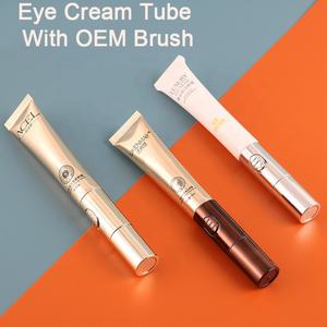 Tubo de crema para ojos de 15ml y 10ml, tubo de brillo labial negro brillante, envase de brillo labial con tapa. - Product Image 2