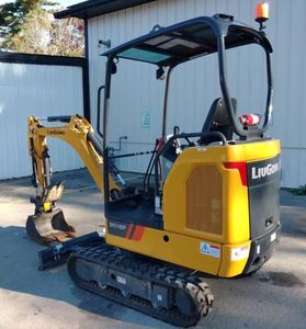 Mini-excavatrice sur chenilles Liugong 9018F d'origine, 1,8 tonne, avec chenilles en caoutchouc, pour travaux agricoles, aménagement paysager et espaces étroits - Product Image 6