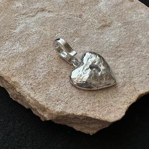 Pendentif en argent pur S925, style antique, texture étoile, style rétro européen américain, simple, style italien français, accessoires de charme - Product Image 5