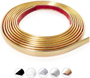 Gold Seals for Floors or Sofa Furniture Self-Adhesive Edging and Embedded Edging Strips Size Color OEM Floor Edging Strips