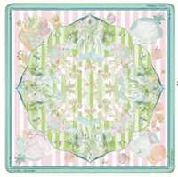 Tapis de jeu de Mahjong américain de luxe à motif floral rose aquarelle, centre à carreaux noir et blanc, décoratif, antidérapant en caoutchouc de silicone pour table