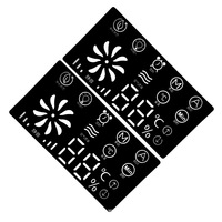 Film de diffusion de couleur pour tube numérique à 88 segments