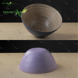 OEM Customized Classic Disposable Kitchen Salad Bowl Set Eco-Friendly Lightweight Natural Bamboo for Party & Home Use Vietnam - Product Image 5