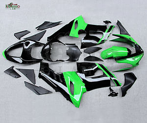 Kit de Carenado de Plástico KOLMIO-LAM para <span class=keywords><strong>Kawasaki</strong></span> <span class=keywords><strong>Ninja</strong></span> ZX6R 636 <span class=keywords><strong>ZX</strong></span>-6R 2005-2006, Kit de Carrocería para Motocicleta - Product Image 1