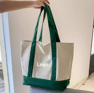 Bán buôn Chất lượng cao mua sắm túi tái sử dụng bông vải Tote Túi - Product Image 5