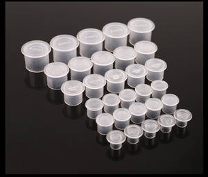 Vasos de Tinta para Tatuajes al por Mayor, Base Estable, Porta Pigmentos de Plástico Desechables, Múltiples Tamaños, Vasos Profesionales para Estudio de Microblading - Product Image 4
