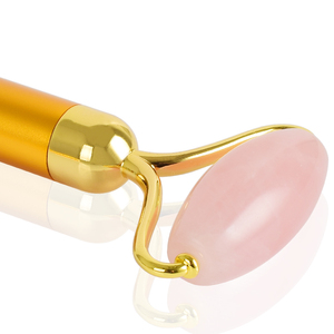 En gros Anti-Vieillissement Naturel quartz Rose rouleau Facial Massage rouleau de visage de jade - Product Image 5