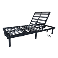 Cadre de lit électrique ergonomique en métal réglable, prix usine, vente en gros, base de lit intelligente pour hôtels et hôpitaux, tailles Twin, Queen, King