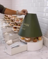 Boîte d'emballage en papier personnalisée pour desserts et pâtisseries à emporter : thé de l'après-midi, beignets, gâteaux, cupcakes, tartes, macarons, crêpes