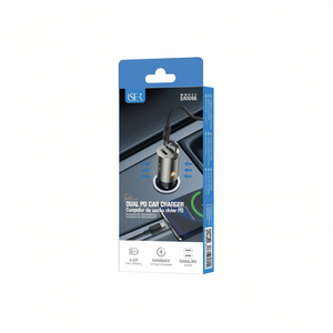 Dual <b>C</b> Car Charger With <b>Cable</b> 4A Fast <b>Charging</b> For Phone And Tablet - Product Image 2